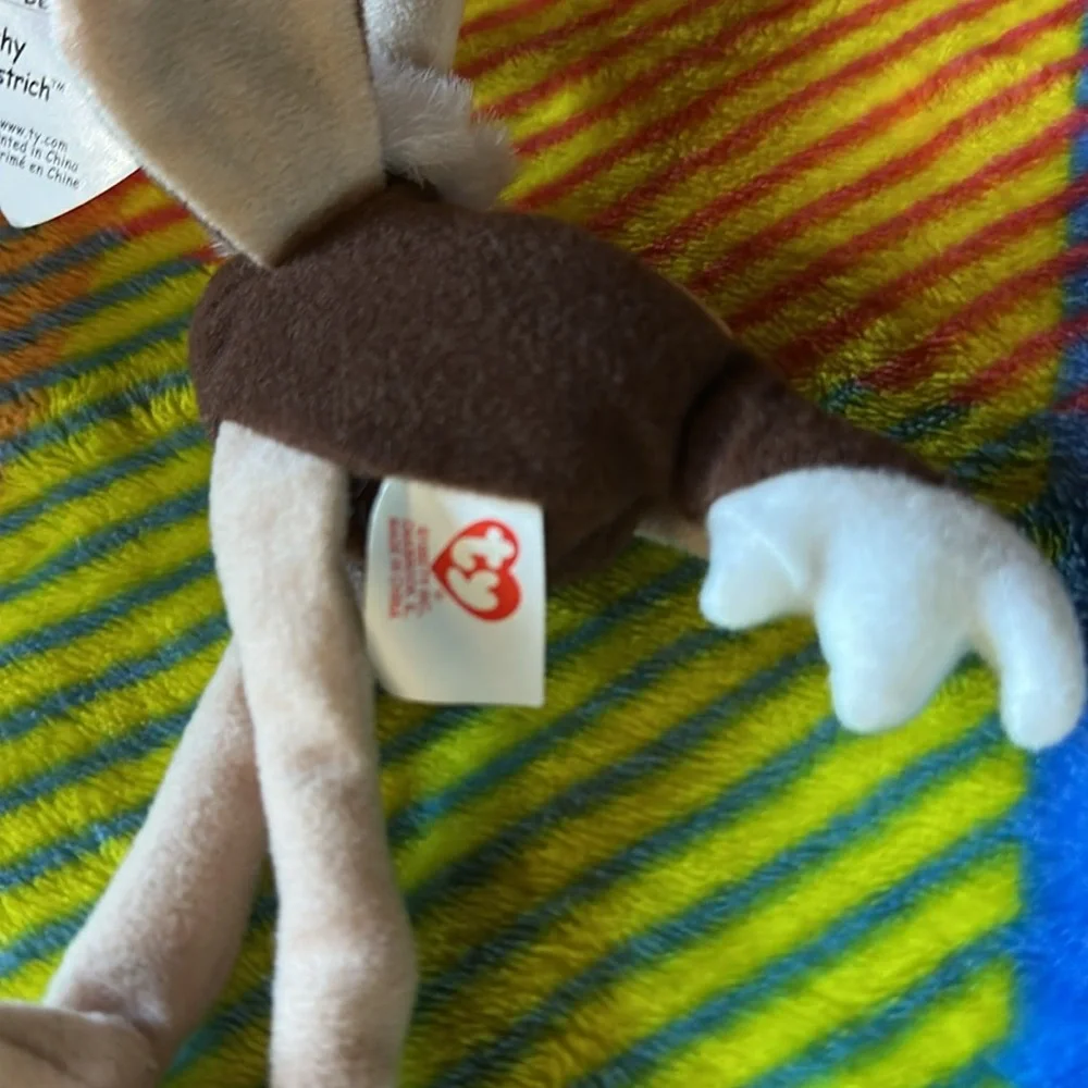 Ty Stretchy the Ostrich Teenie Beanie Baby